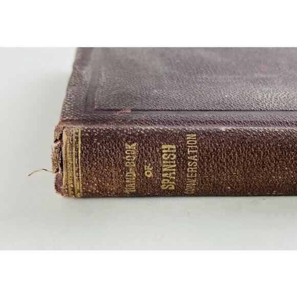Hand Book of Spanish Conversation by L F Mantilla 1876 - Antique Book Lockwood - Picture 10 of 12
